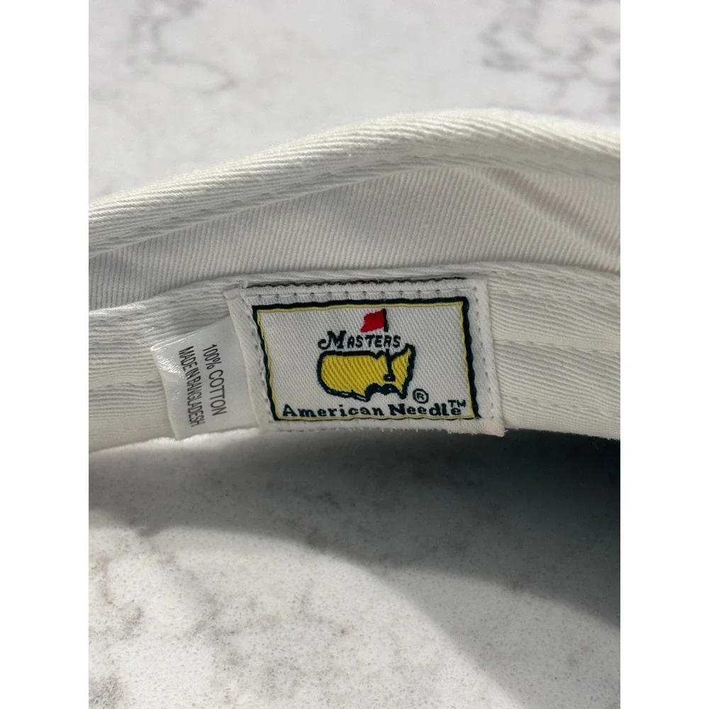 Masters Tournament Golf Visor American Needle White Cotton Adjustable‎ Hat